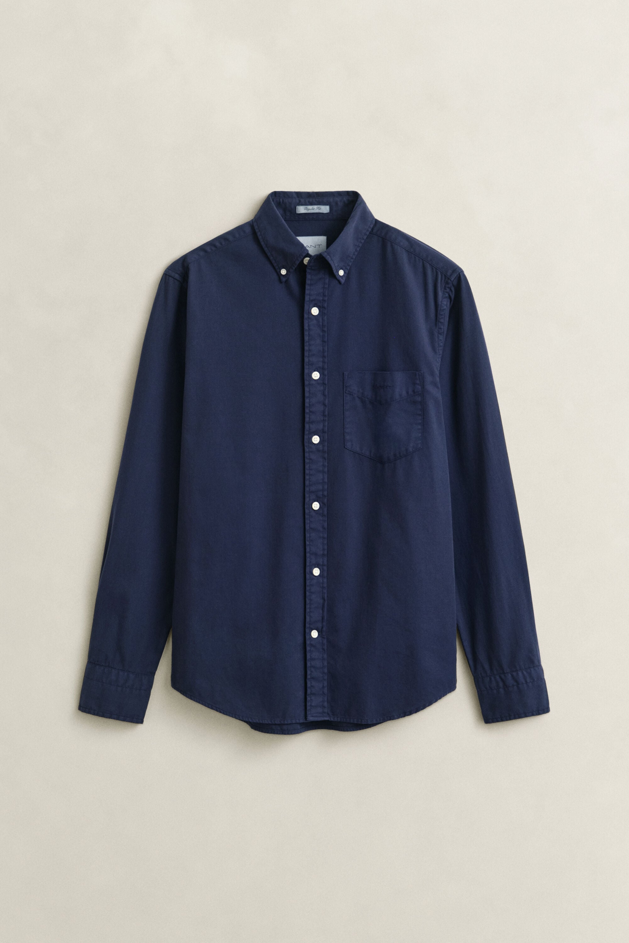 Regular fit twillskjorta