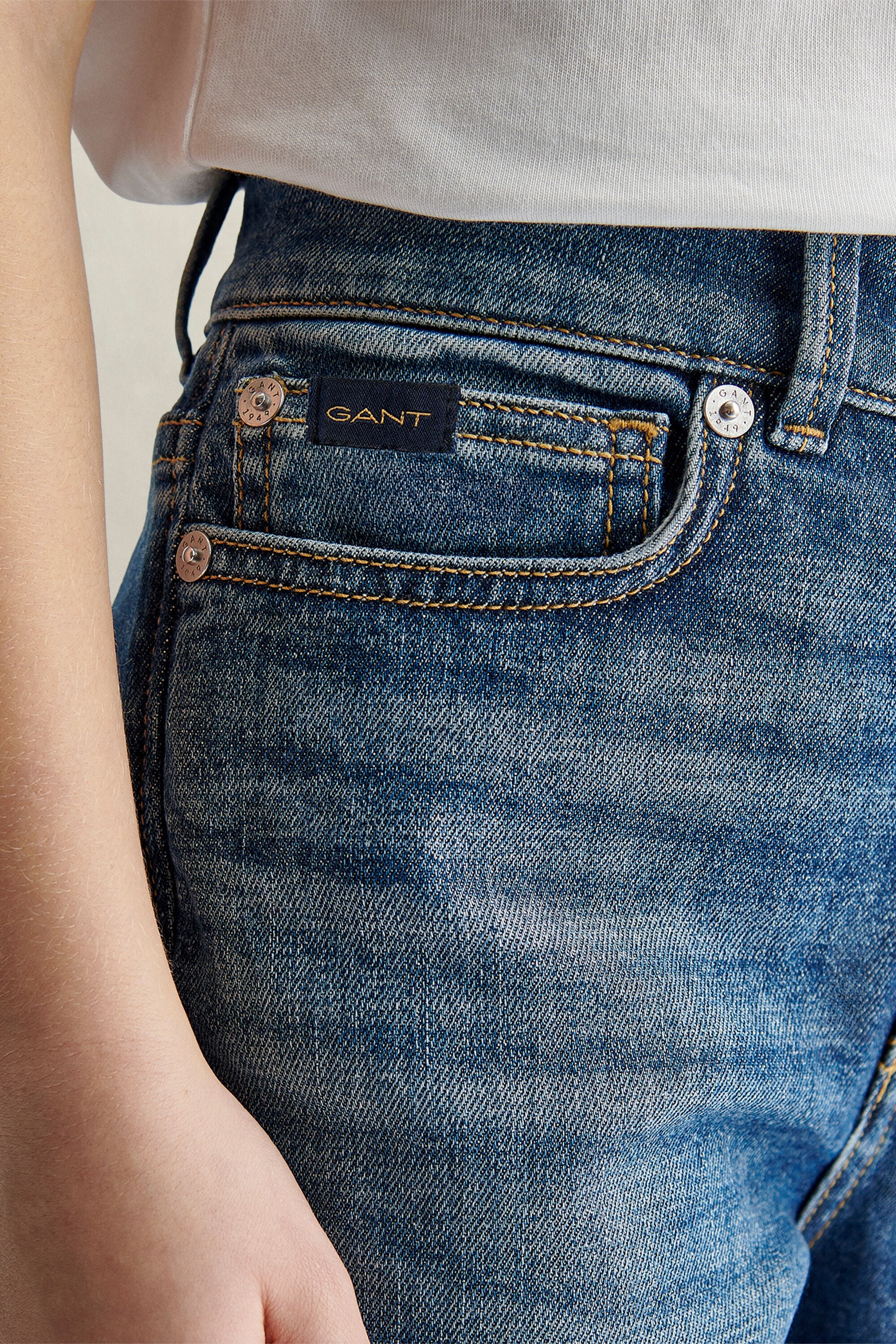 Teen Girls jeans med bootcut