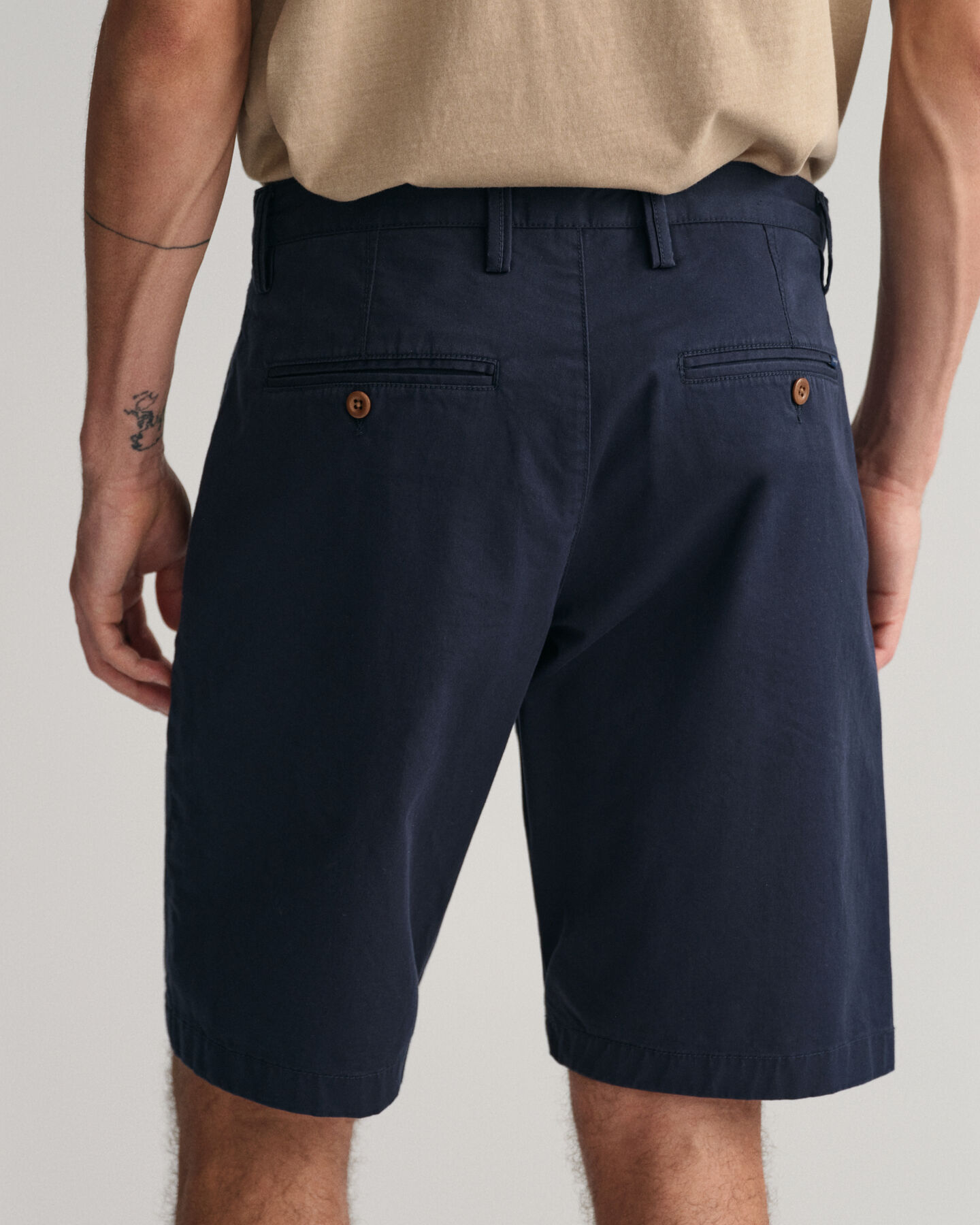 Relaxed fit twillshorts