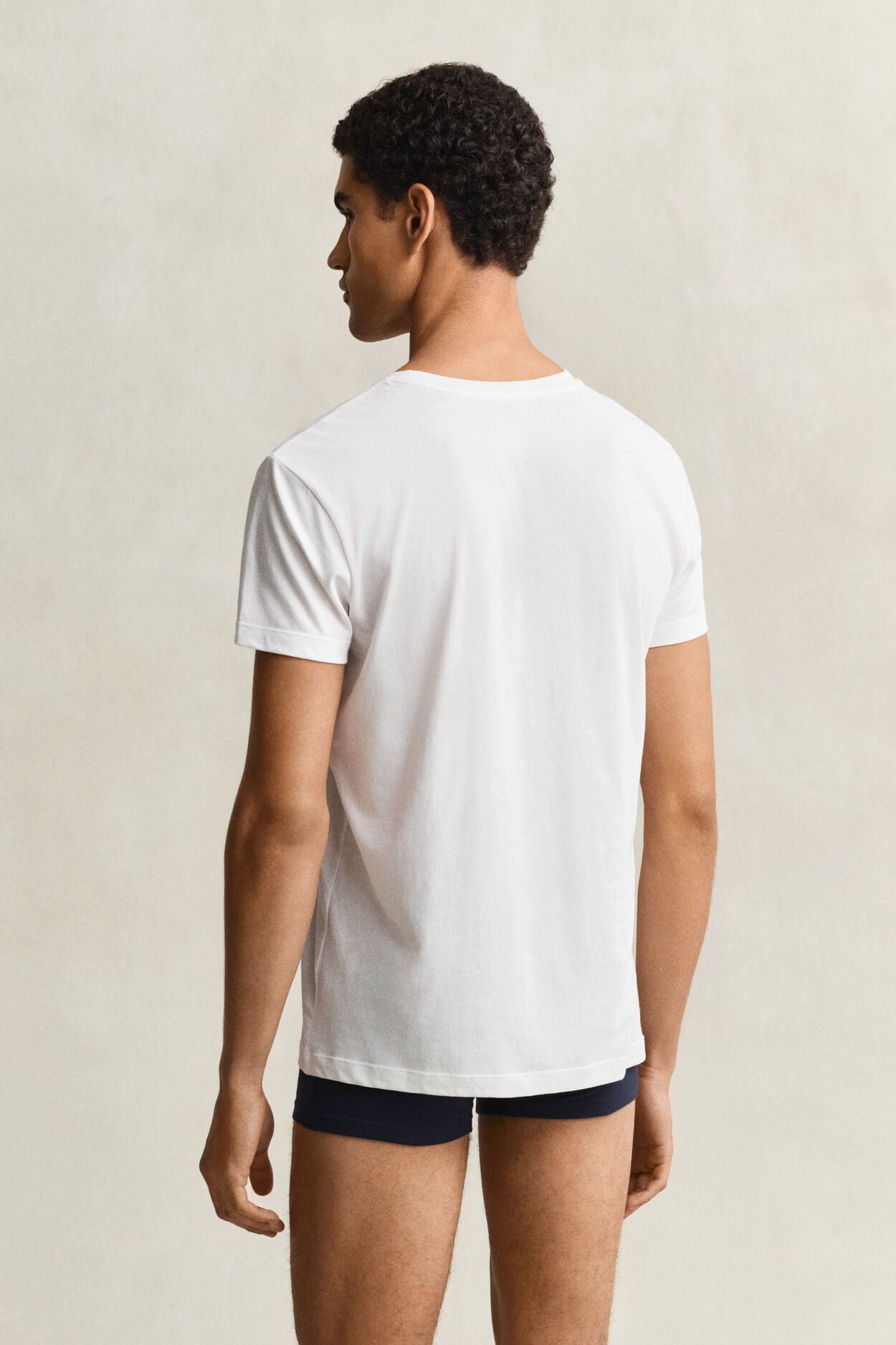 Tvåpack rundhalsade T-shirtar