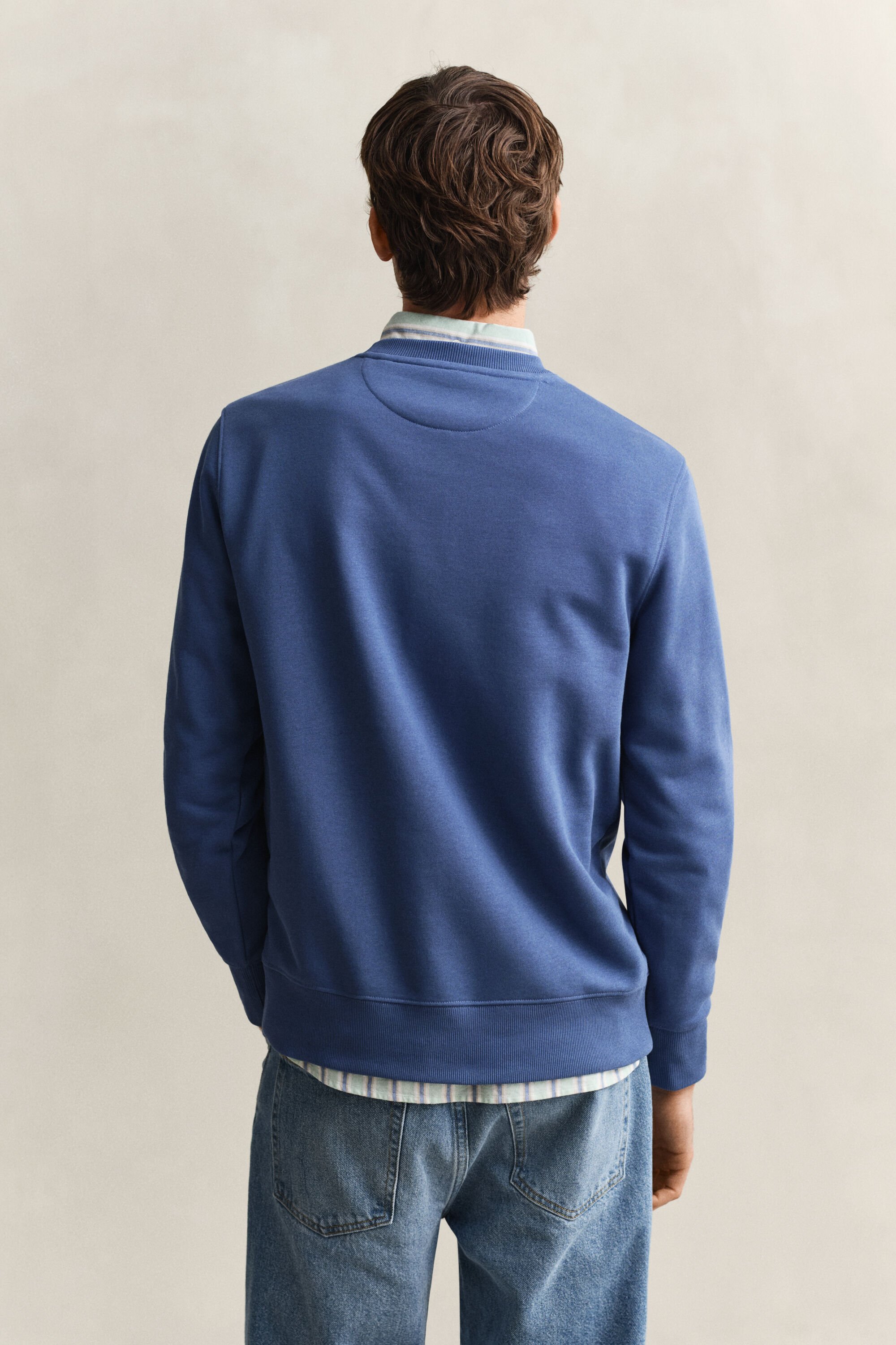 Shield sweatshirt med rund hals