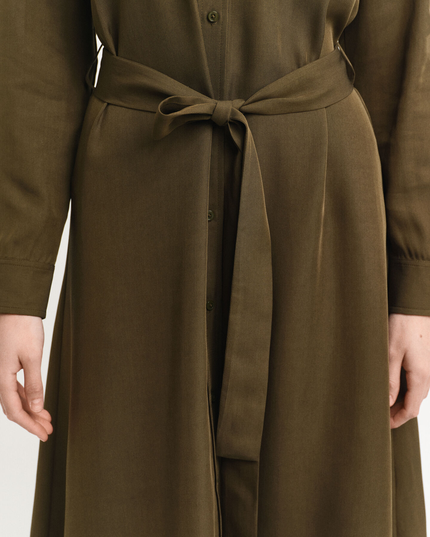 Skjortklänning med fickor