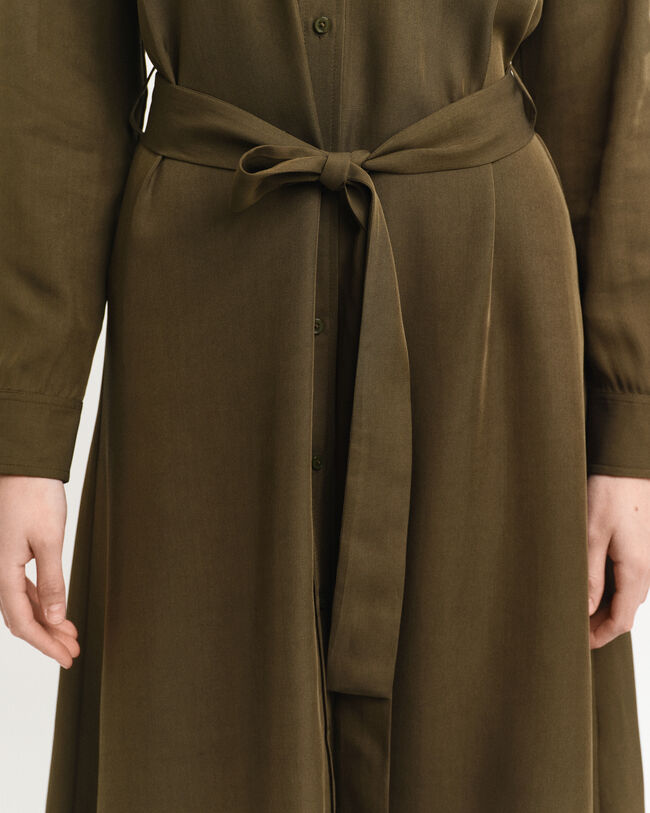 Skjortklänning med fickor