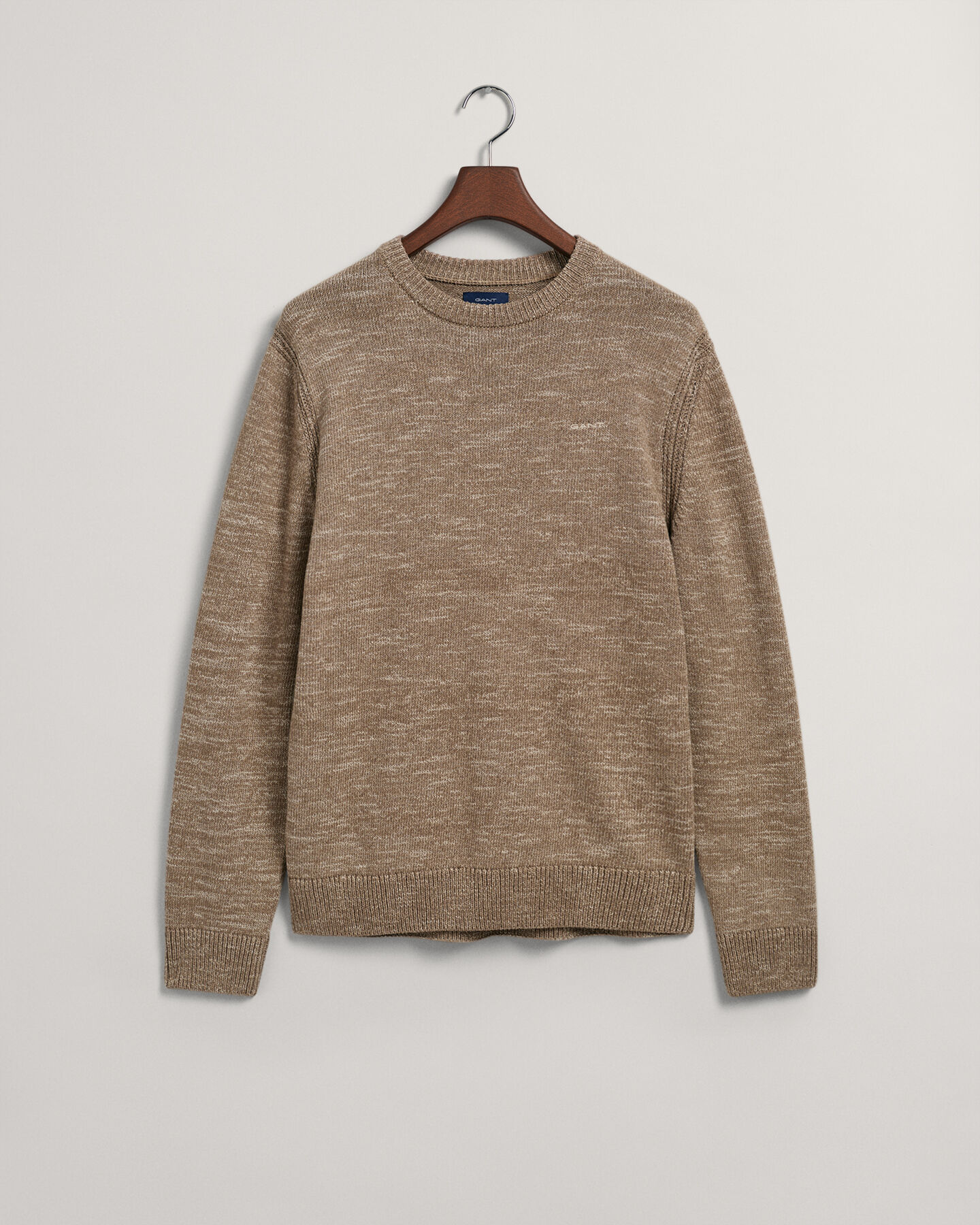 Crew neck tr&ouml;ja med tvinnat garn