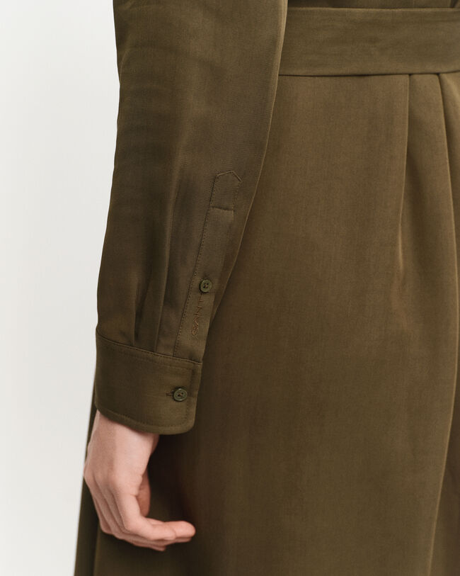 Skjortklänning med fickor