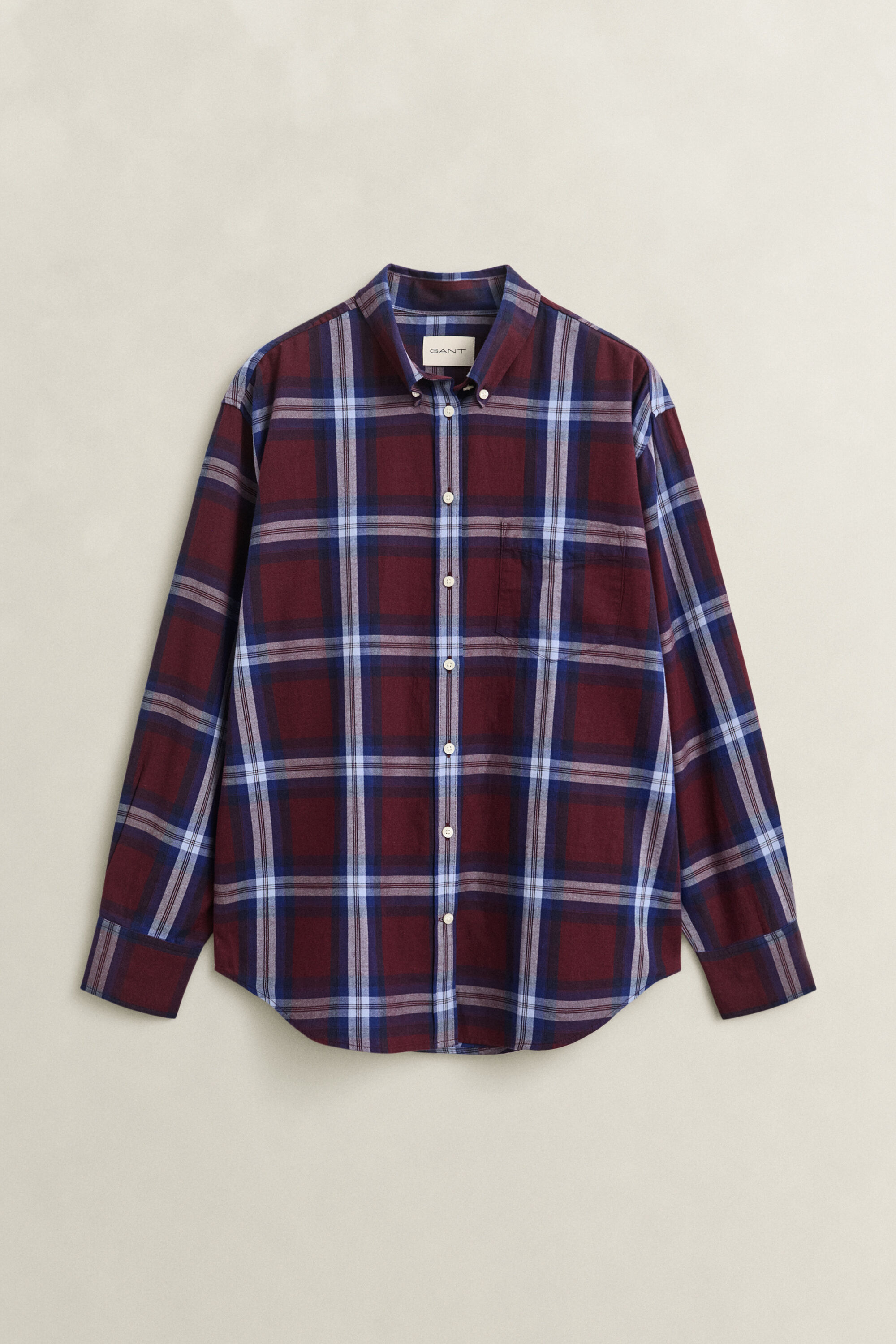 Relaxed fit flanellskjorta