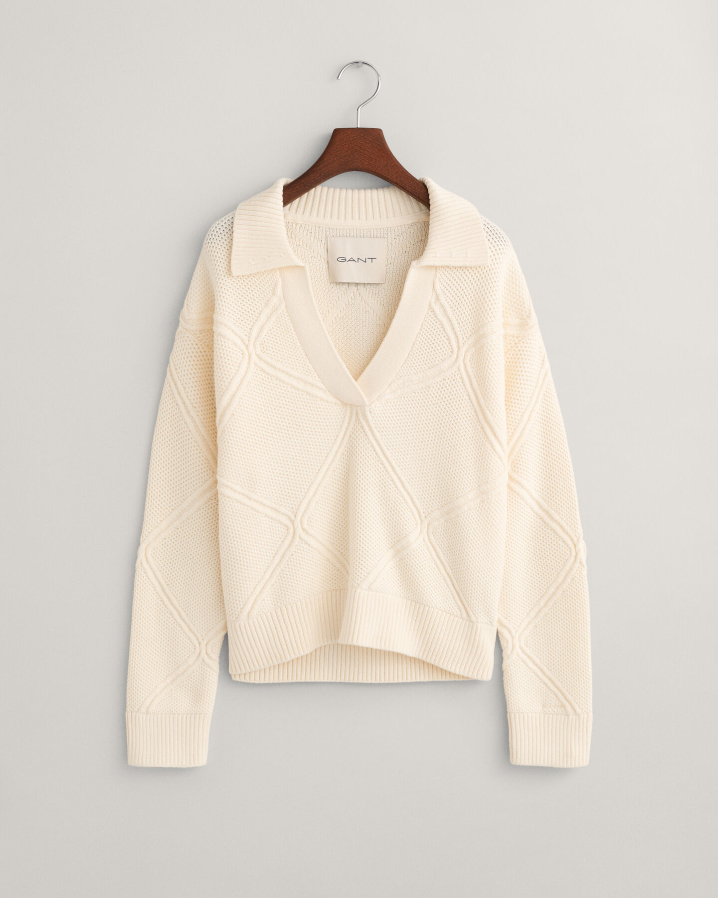 Strukturstickad Rugger