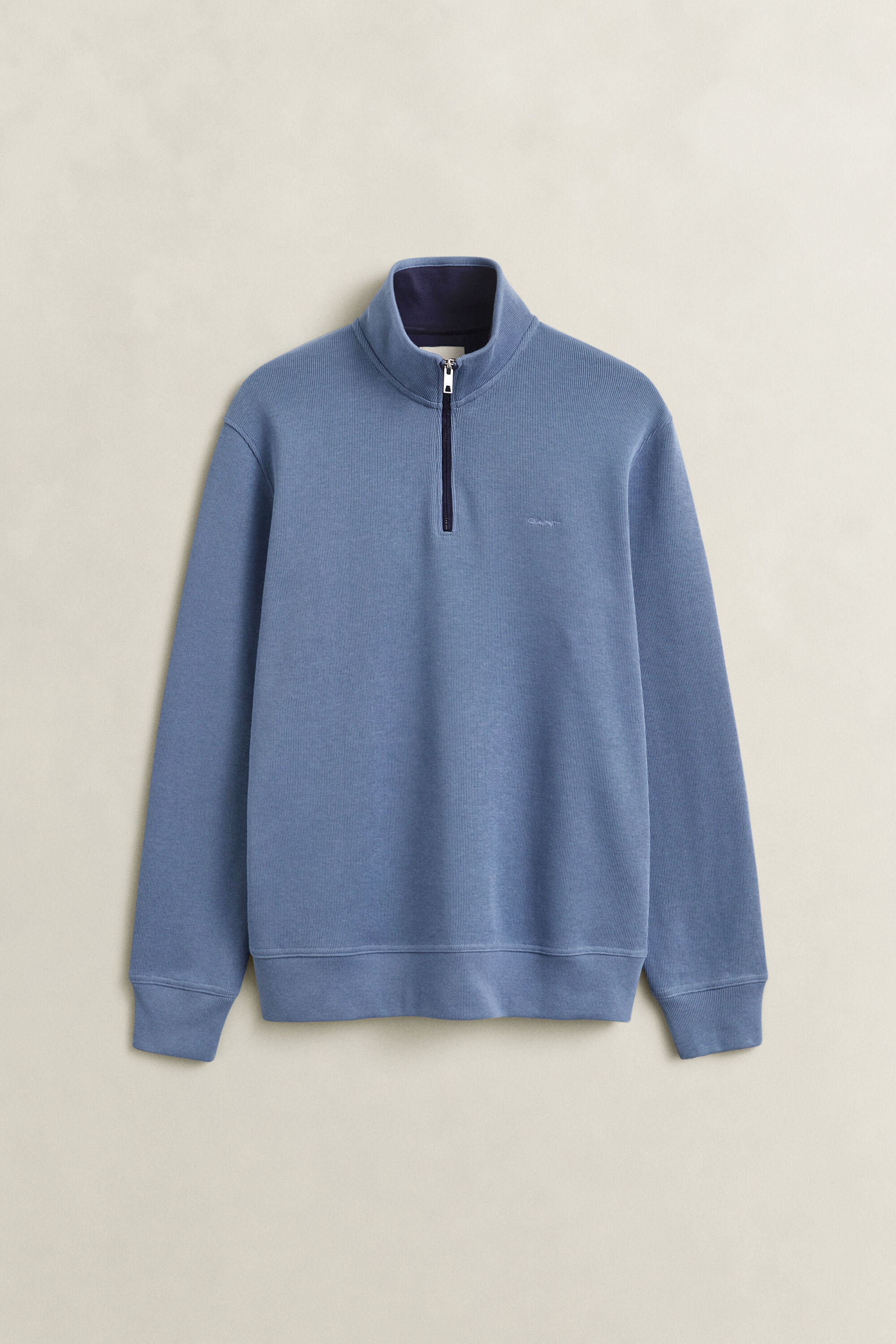 Sacker Rib sweatshirt med half-zip
