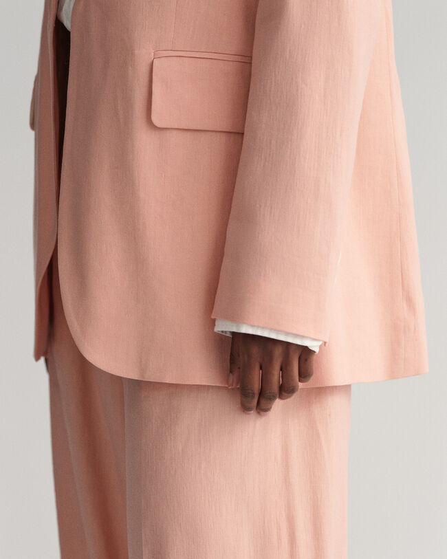 Regular Fit Stretchig linneblazer