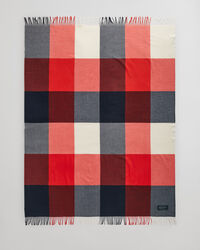 Rutig pläd i extra fin merinoull