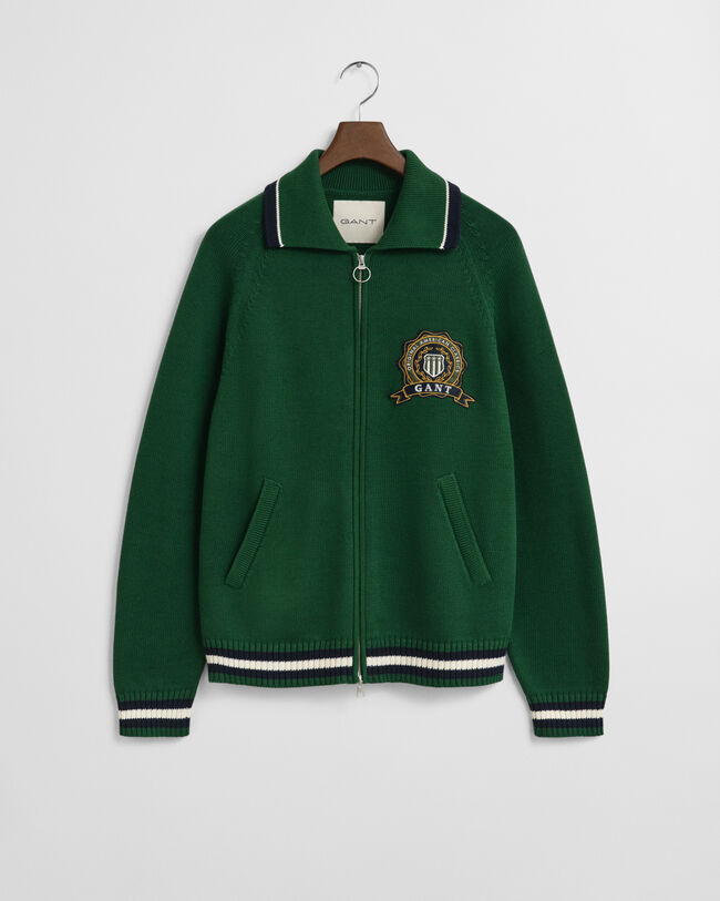 Kofta med dragkedja och GANT 1949-motiv