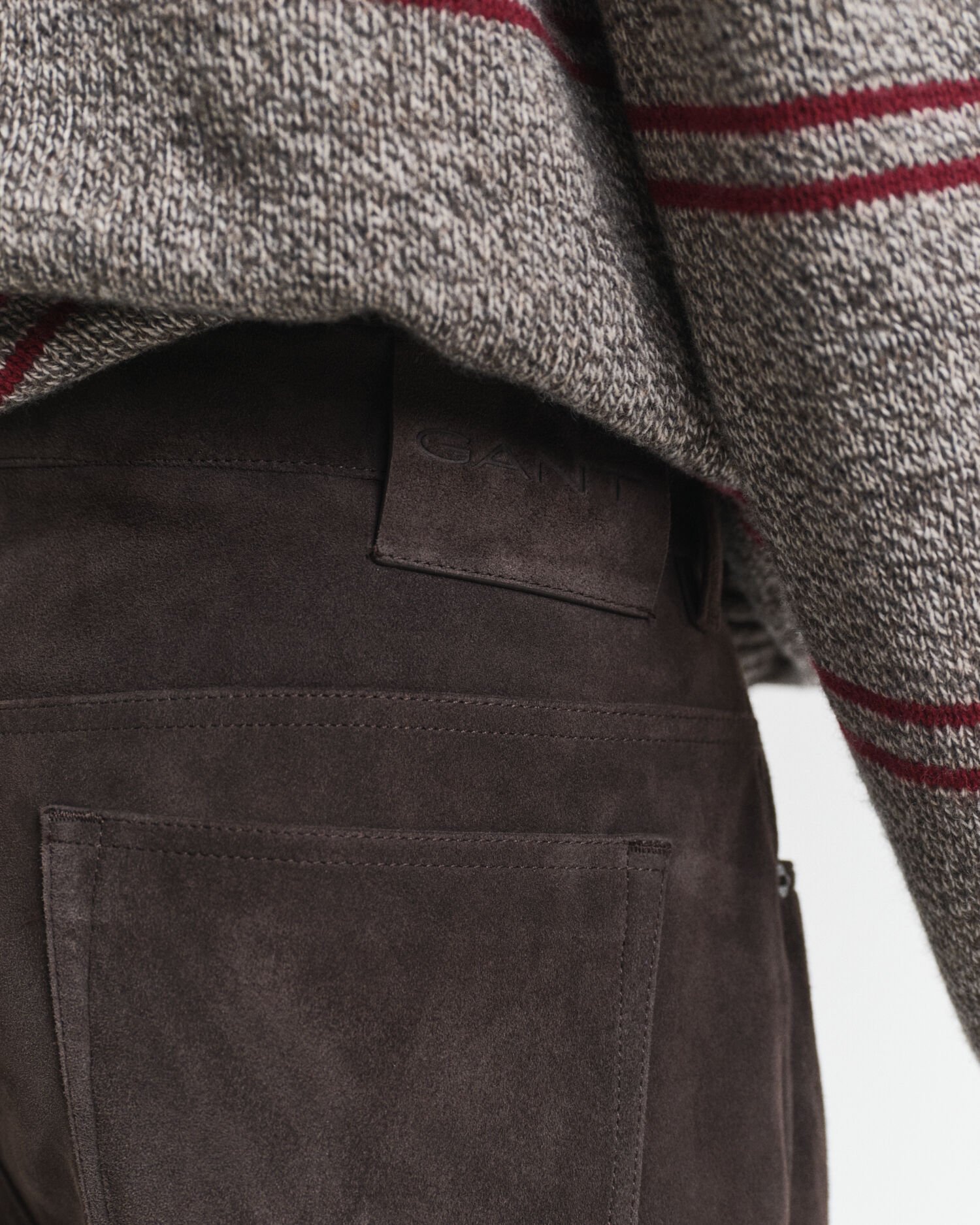 Straight fit mockajeans