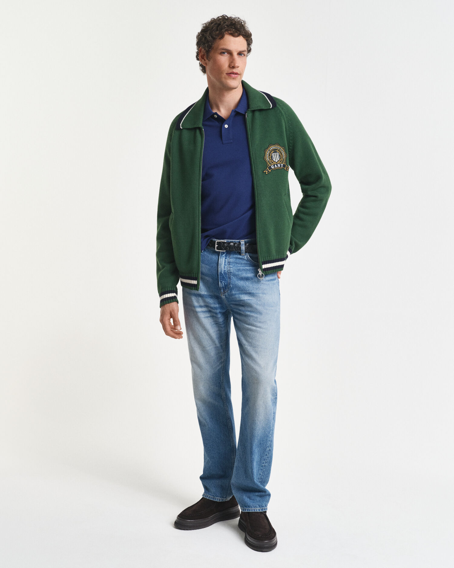 Regular fit Shield pikétröja