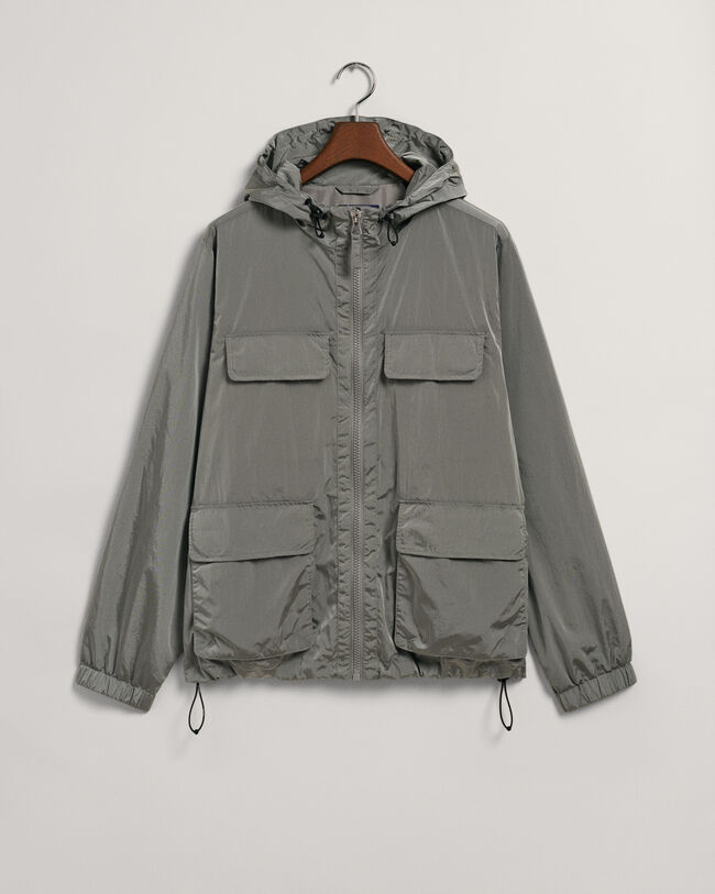 Jacka med kapuschong och 4 fickor