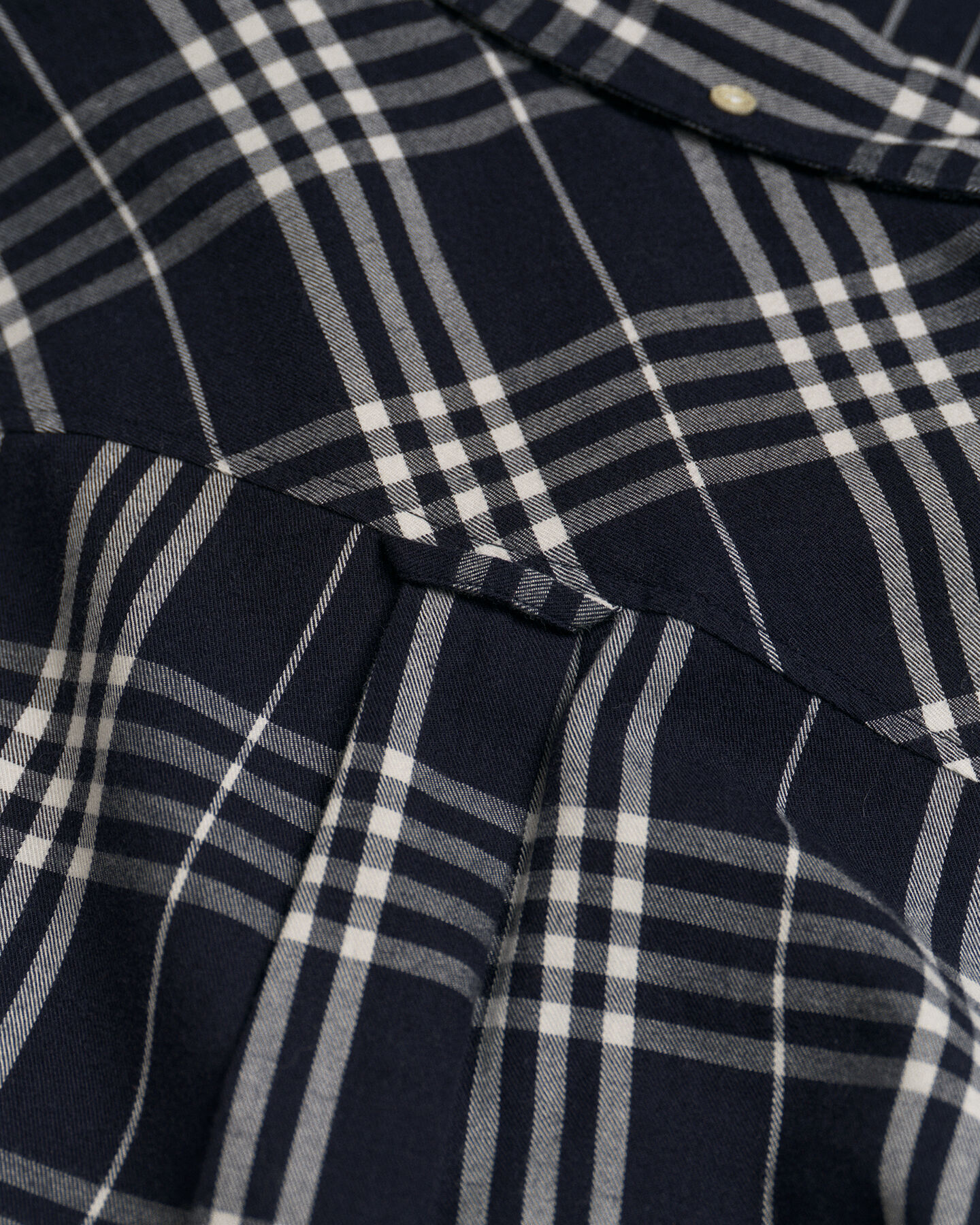 Relaxed fit rutig flanellskjorta