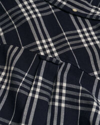 Relaxed fit rutig flanellskjorta