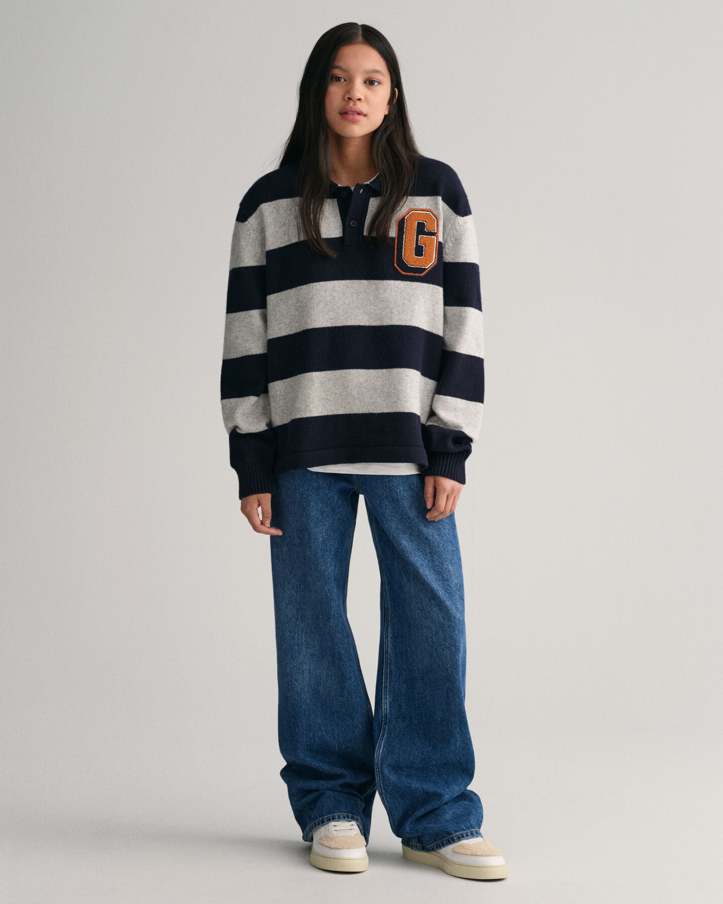 Teen Girls jeans med vida ben