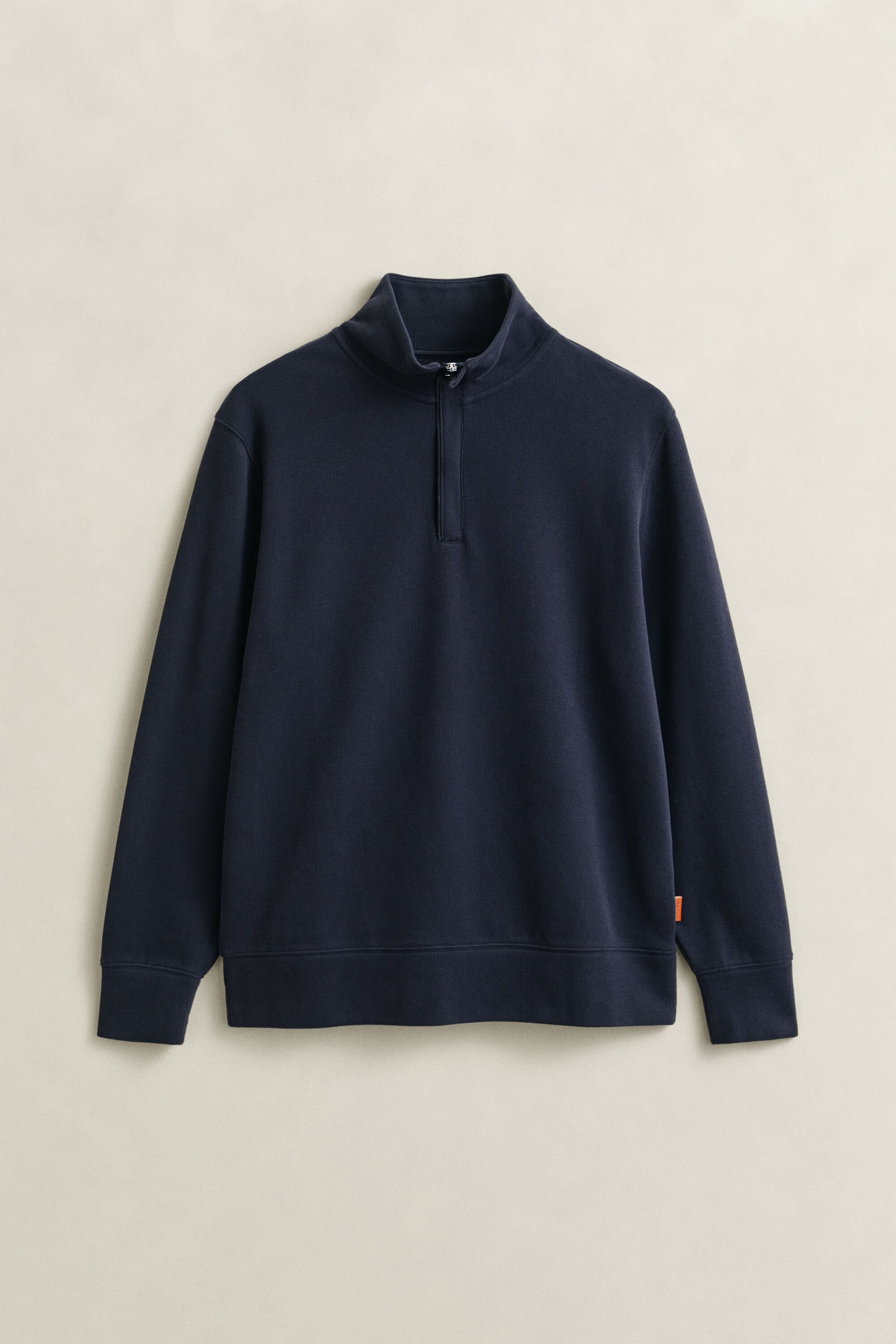 Sacker Rib sweatshirt med half-zip