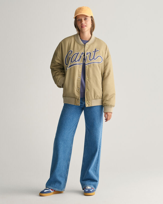 Teens Script Graphic GANT Varsity Jacket