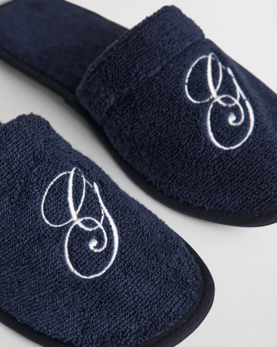 Broderade innetofflor