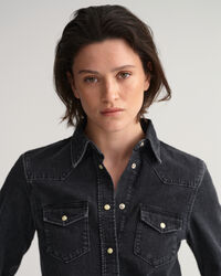 Regular fit denimskjorta