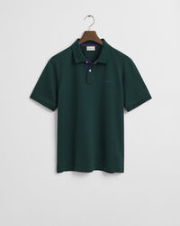 Kontrastfärgad pikétröja