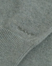 Rundhalsad tröja i superfin lammull