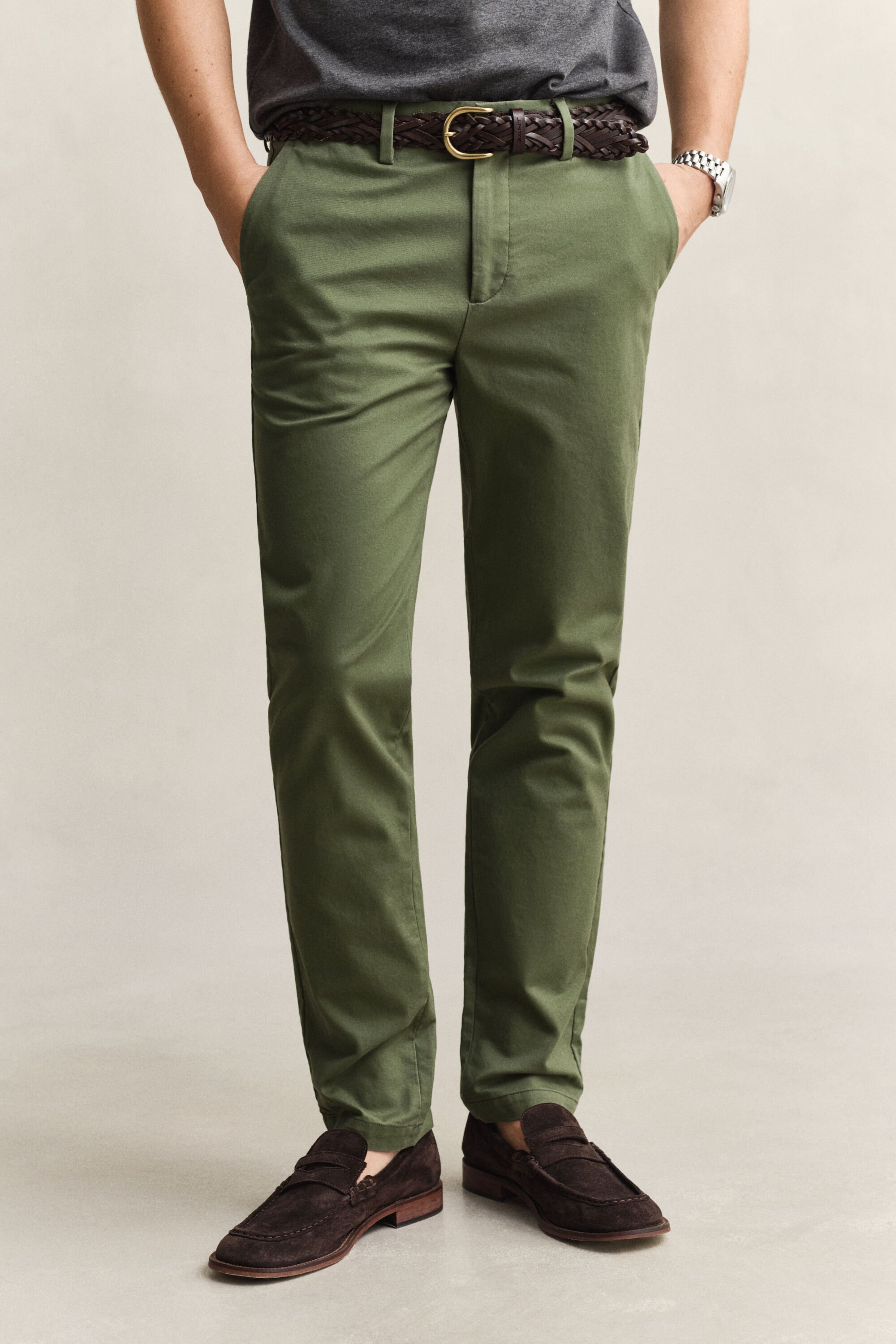 Eleganta chinos med slim fit