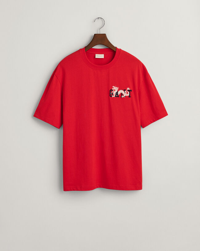 T-shirt med drakemblem