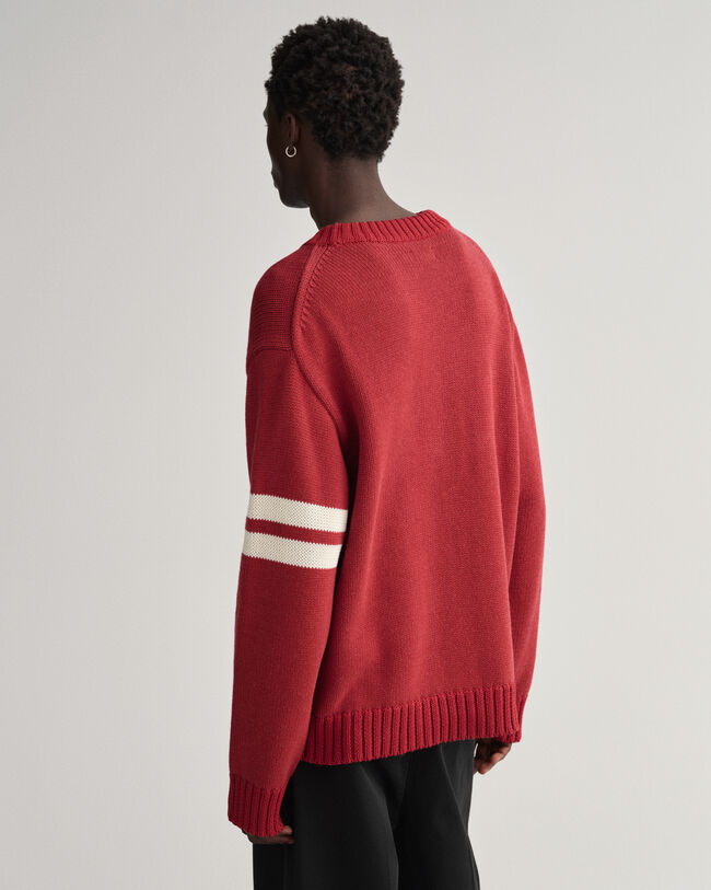 Oversized crew neck collegetr&ouml;ja