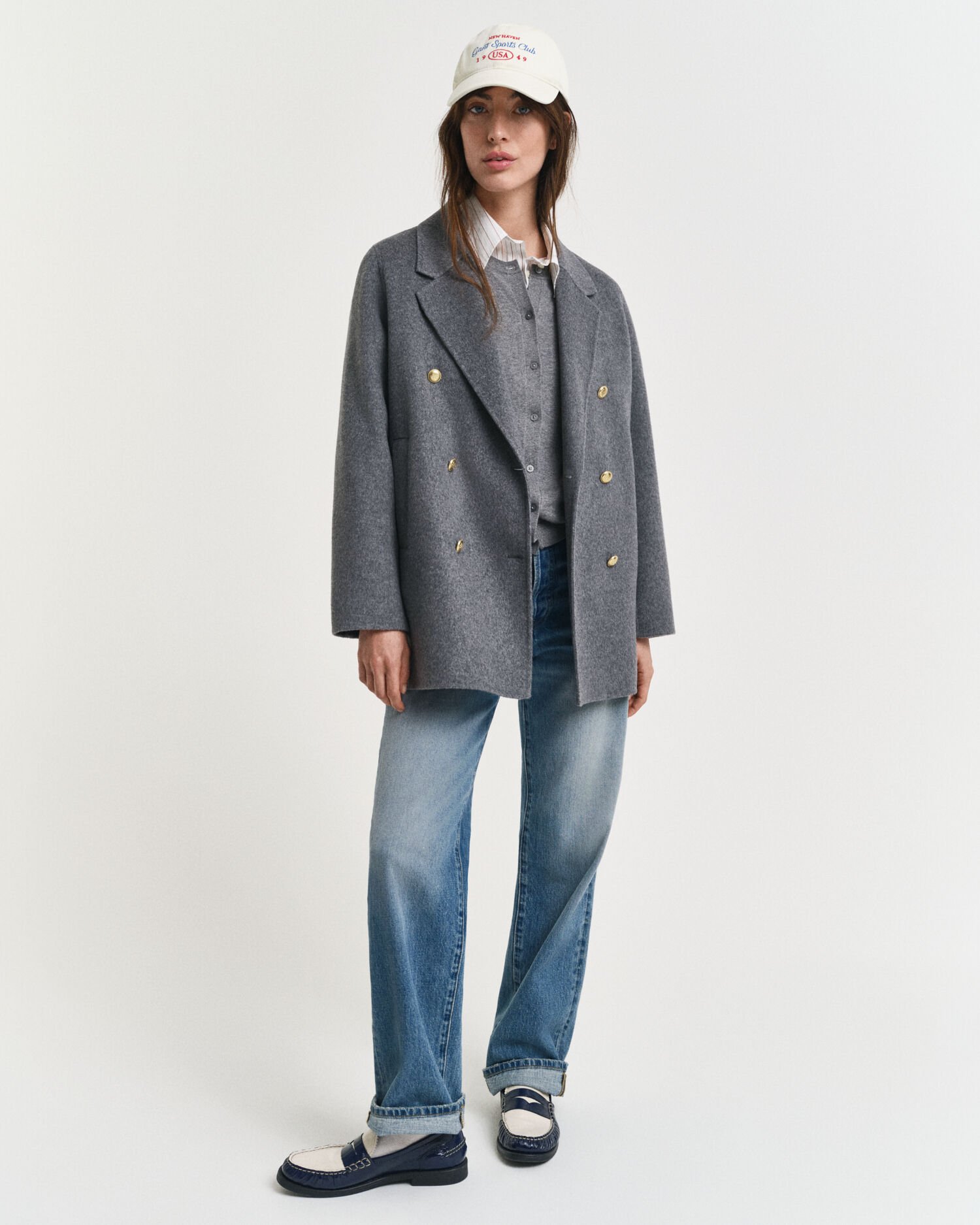 Skepparjacka med handsydda detaljer