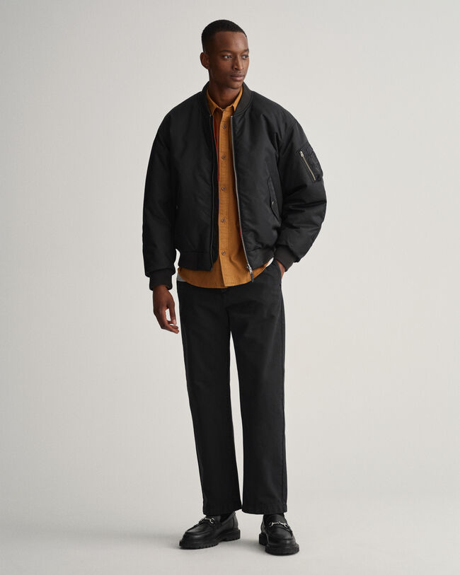 Vändbar bomberjacka