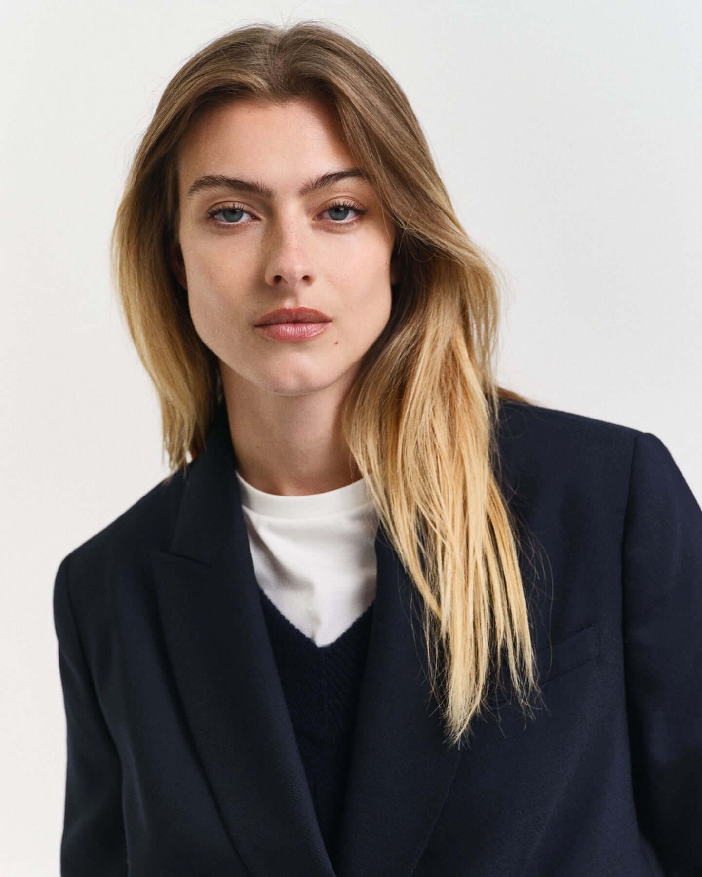 Relaxed fit cropped klubblazer