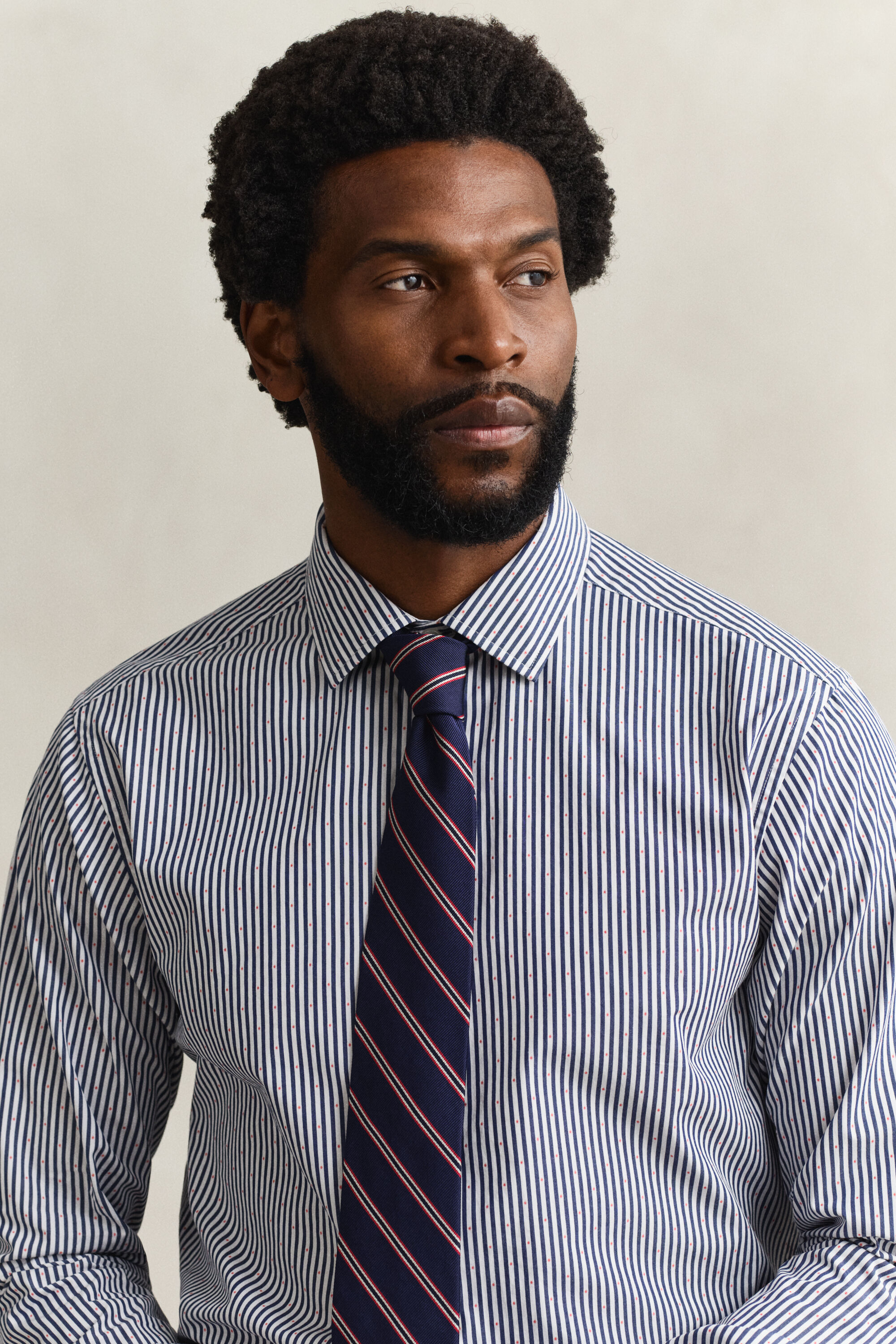 Skjorta med fil coupé