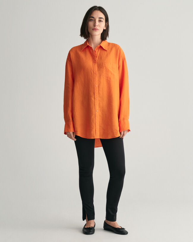 Oversized linneskjorta