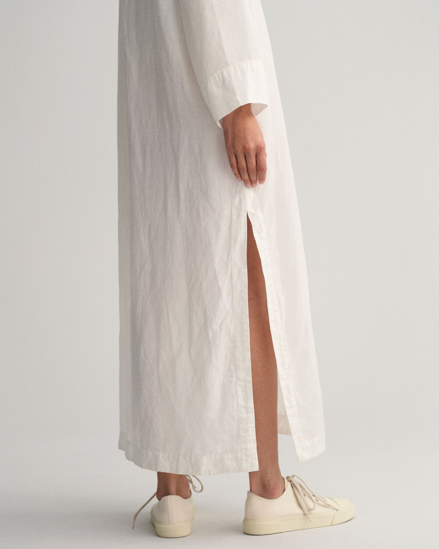 Lång linnekaftan