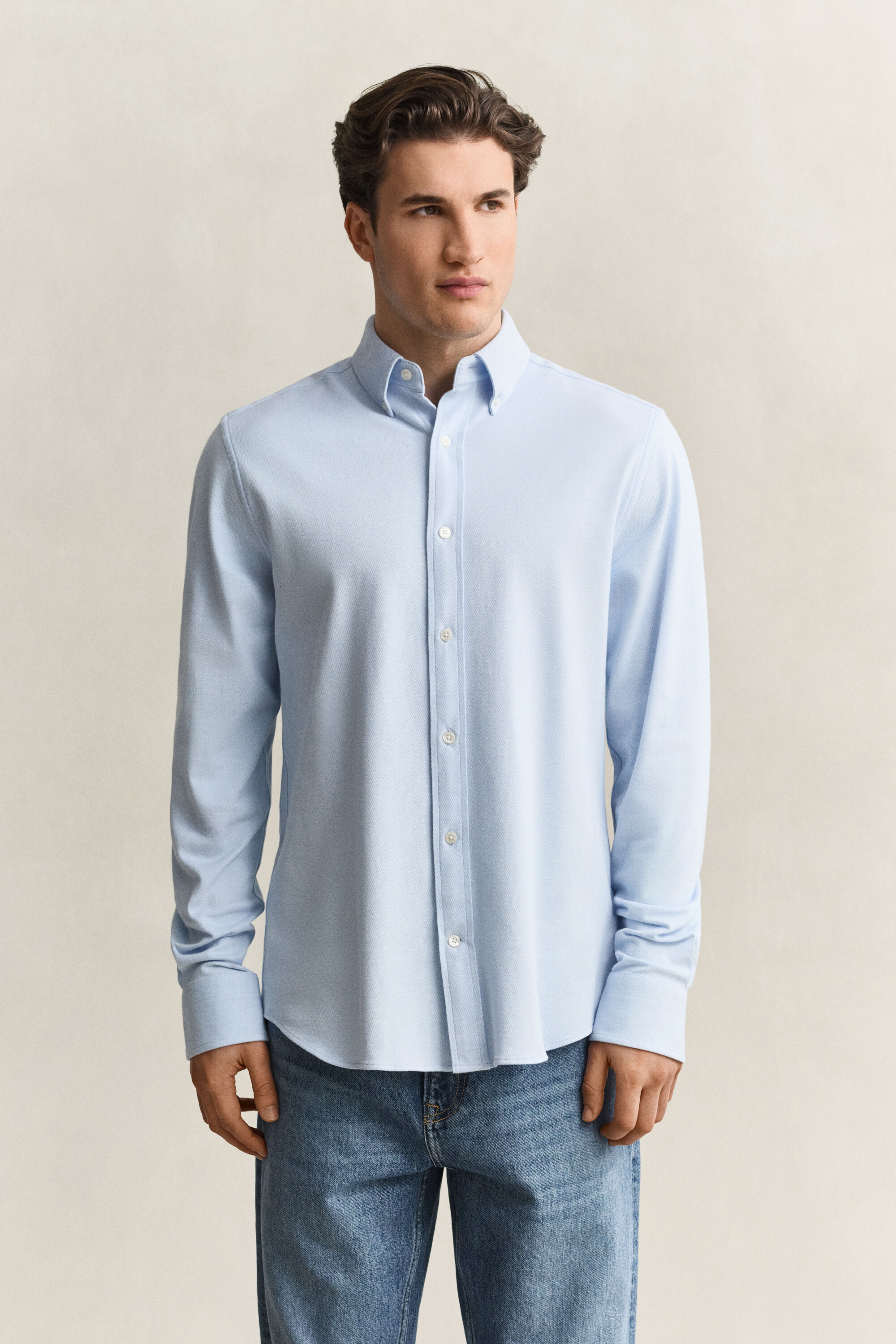 Pikéskjorta i jersey