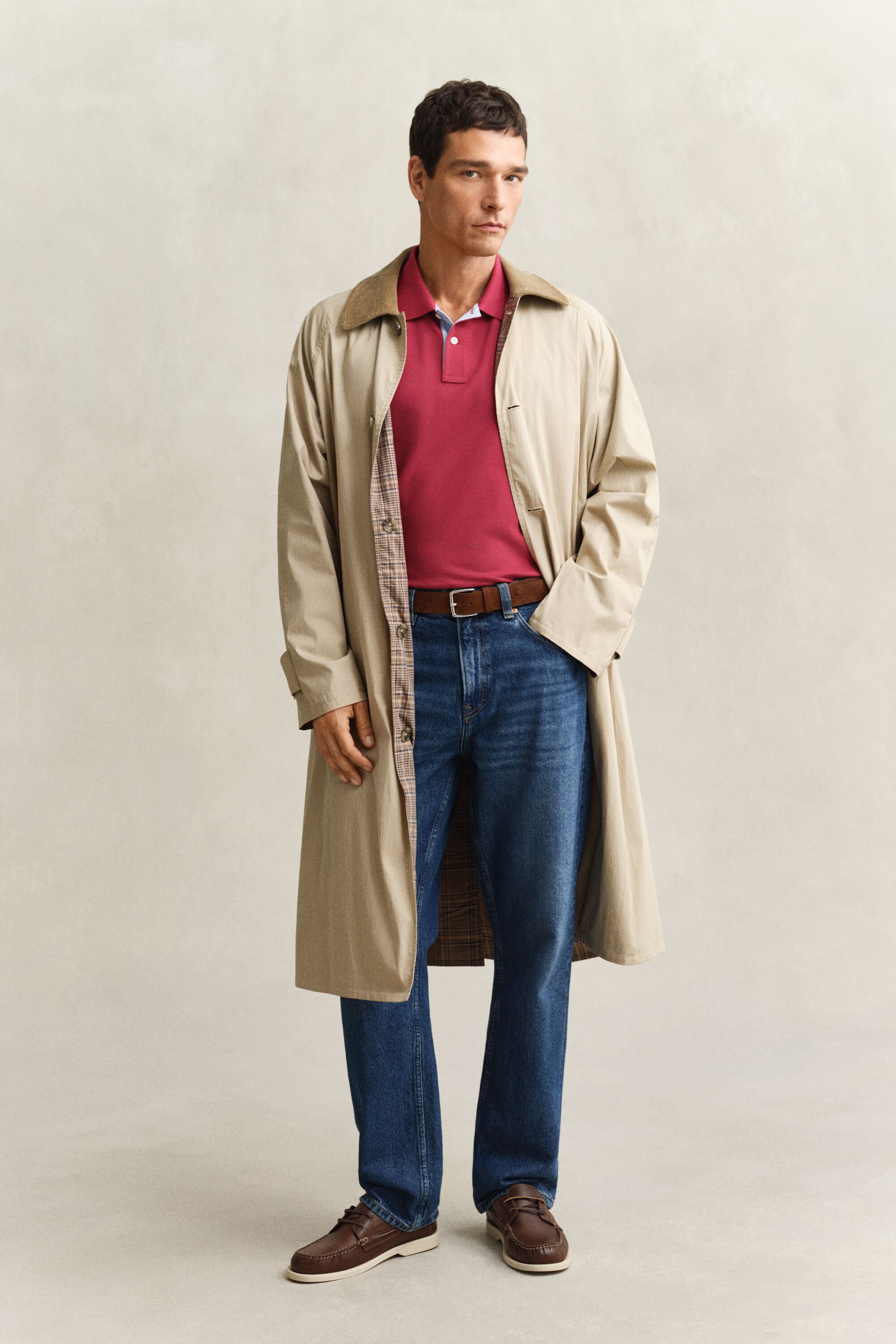 Kontrastfärgad pikétröja