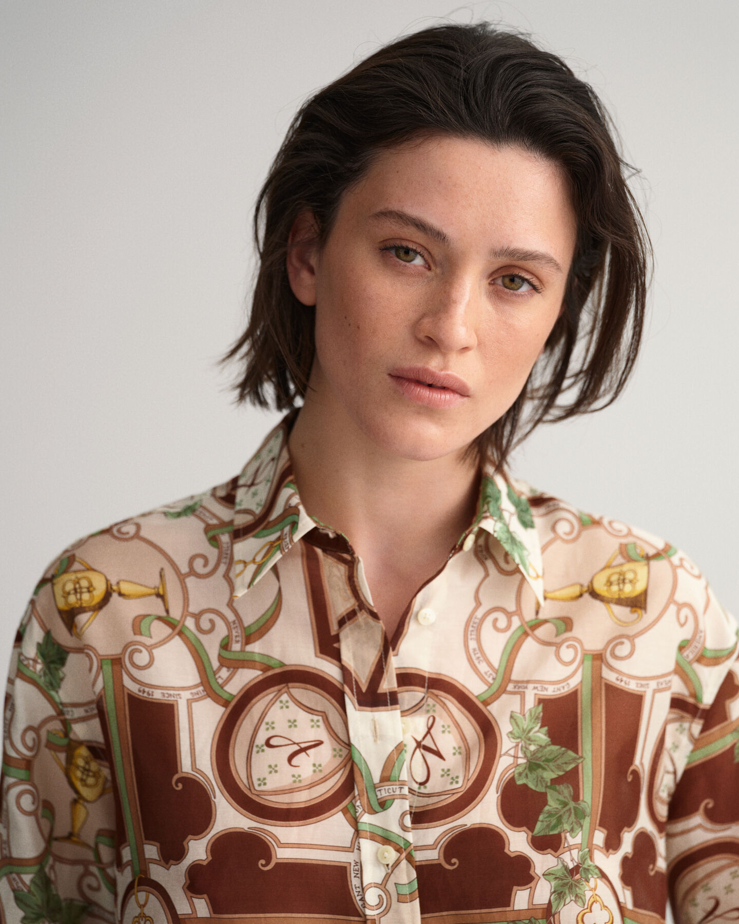 Relaxed fit American Luxe skjorta i bomull och silke