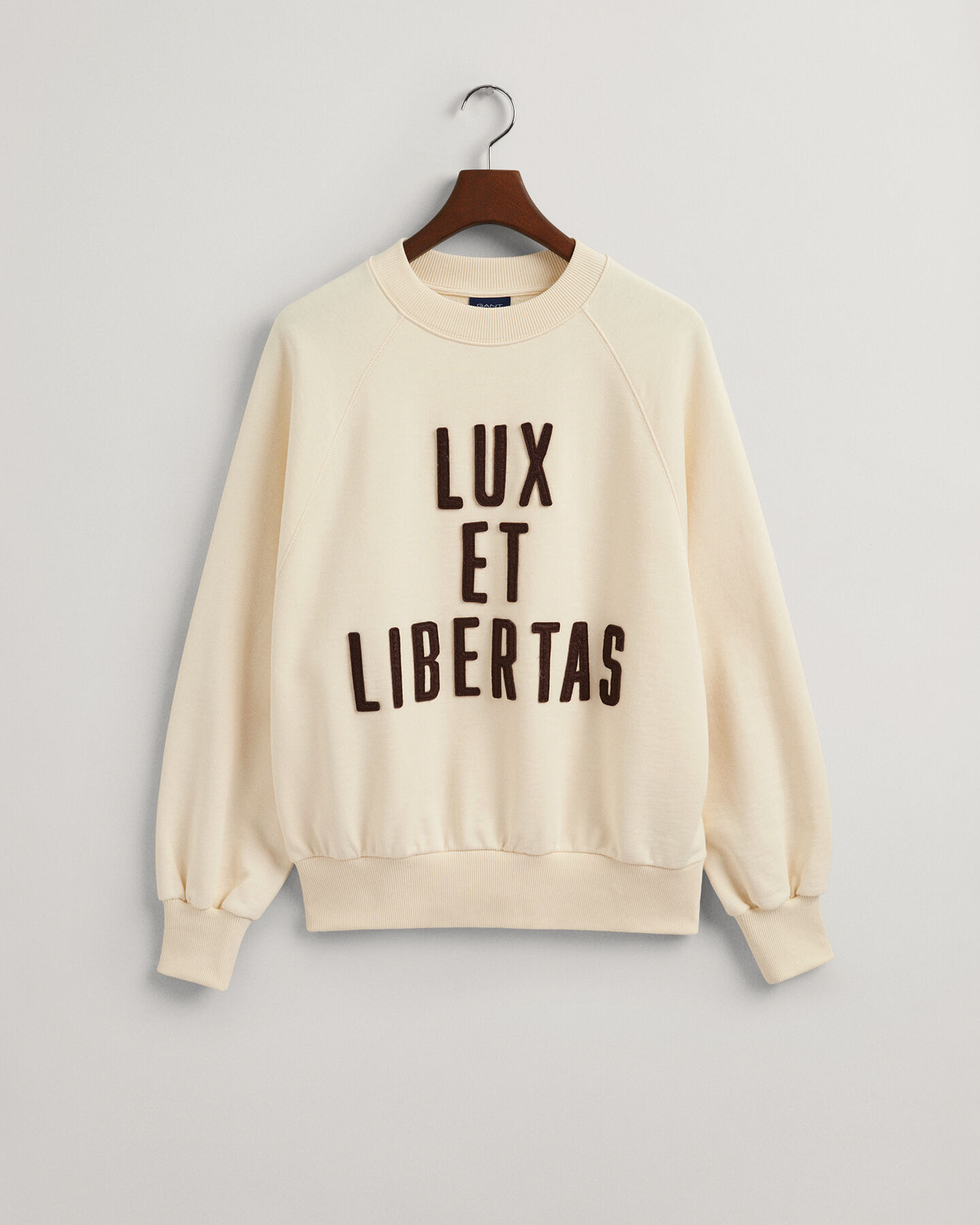 Luxe crew neck sweatshirt