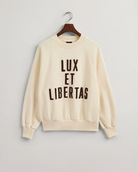 Luxe crew neck sweatshirt