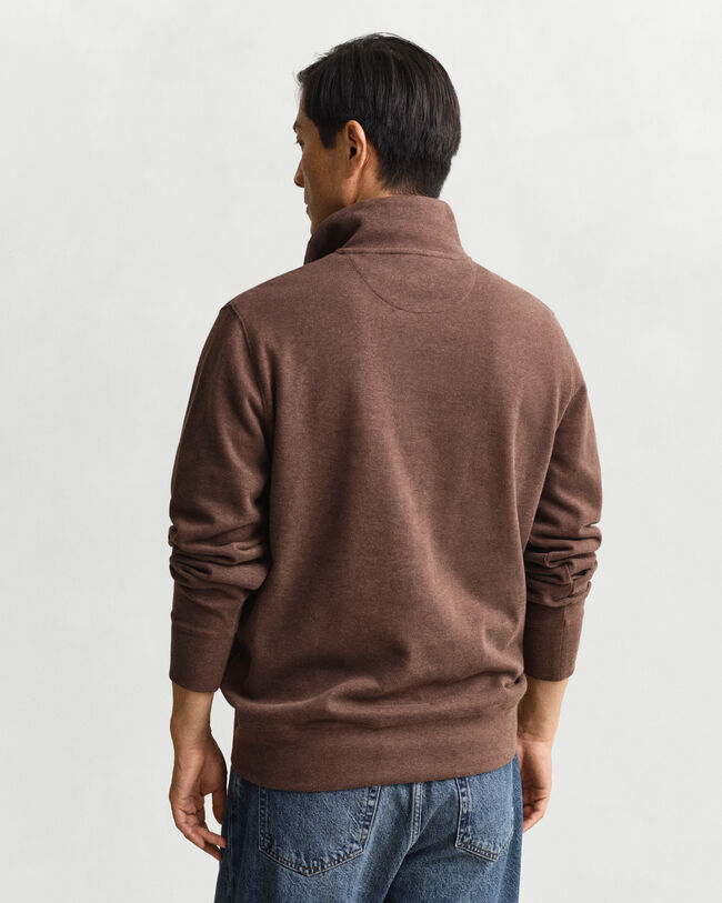 Sacker Rib sweatshirt med half-zip