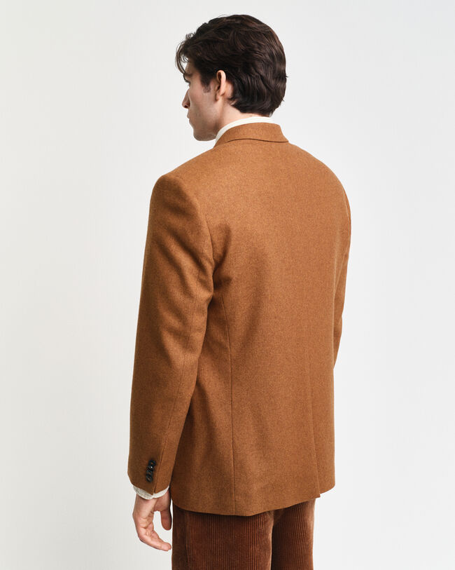 Oversized kostymkavaj i ull