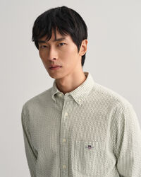 Regular fit Seersucker skjorta