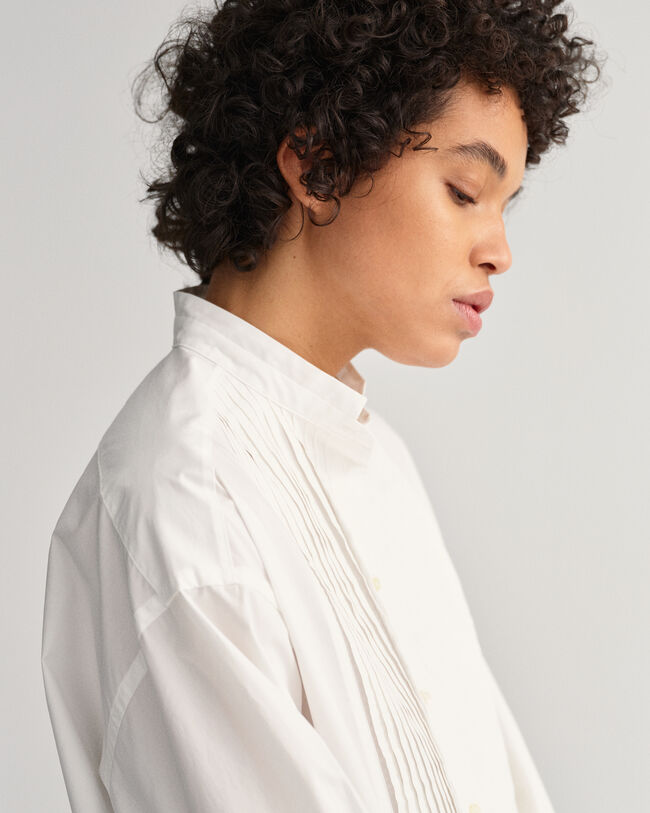 Oversized skjorta med veck