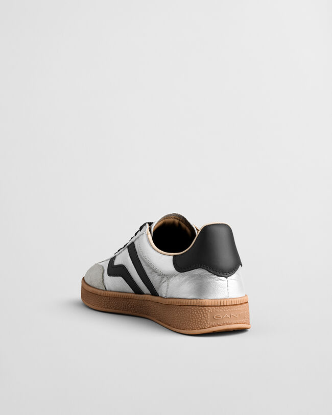 Cuzima sneakers i metallic och läder