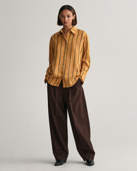 Relaxed fit Monogram randig skjorta