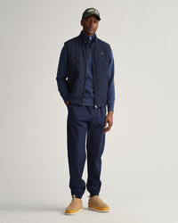 Quiltad Windcheater väst