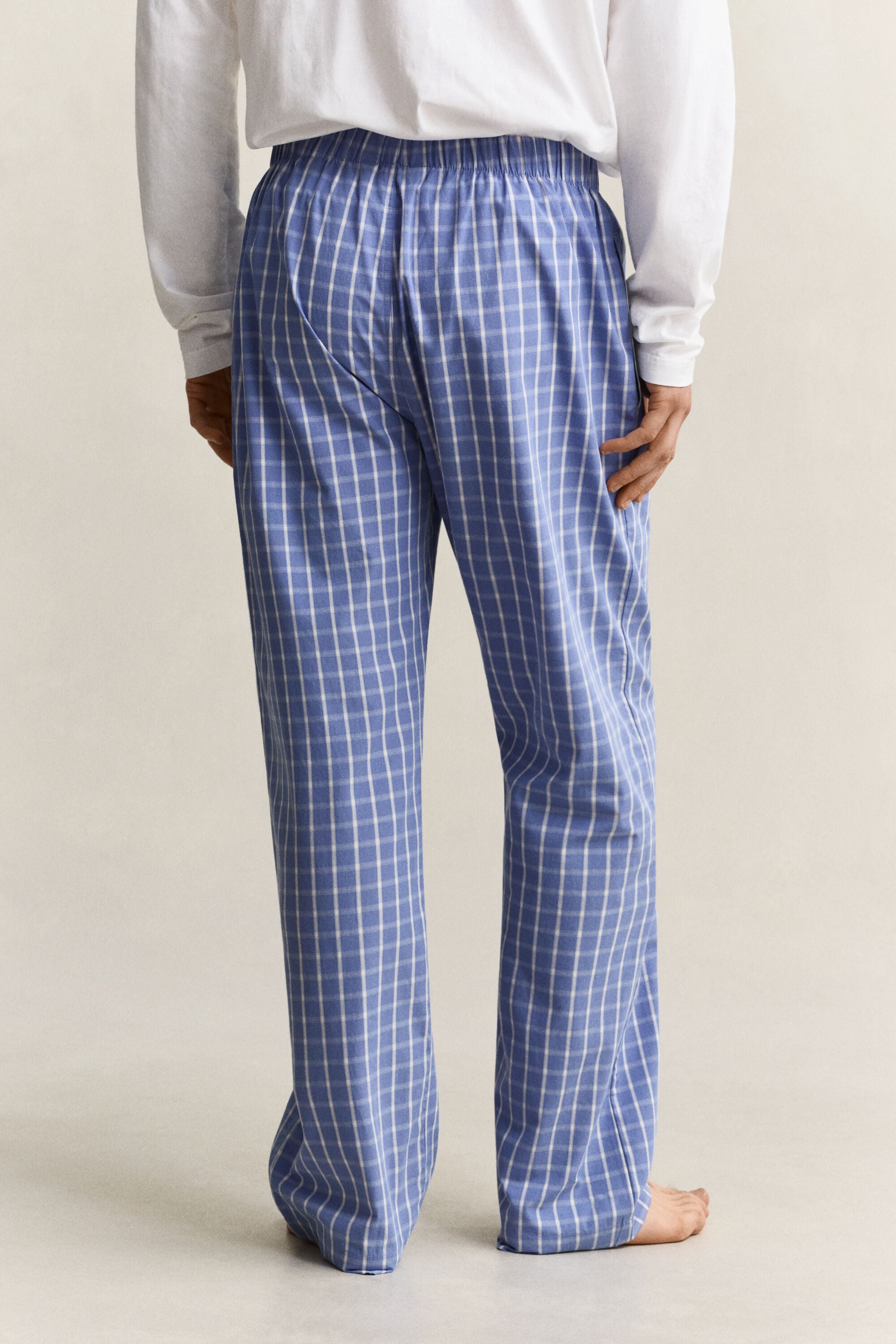 Rutiga pyjamasbyxor