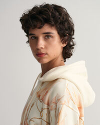 Seglarmönstrad hoodie